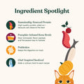 Made by Nacho Flaked Filets Recipe in Bone Broth, Grain-Free Chef's Selects Wet Food for Cats Balanced Diet in Naturally
