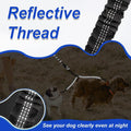 MingXpets Double Dog Leash,360° Swivel Tangle Free Bungee Walking Training