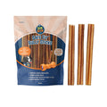 Bow Wow Labs SafeFit Bully Sticks for Dogs - 100% All Natural Beef Sticks, Grass-Fed, Low Odor, Long Lasting Dog Chews, Dog Chew Treats, Bully Stick for Small, Medium & Large Dogs - 6" Midsize 10 Pack