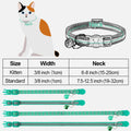 Taglory 2 Pack Reflective Breakaway Cat Collar with Bell