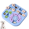 HAOYEGUOJI Interactive Cat Puzzle Toy & Treat Dispenser - Maze Slow Feeder for Small, Medium & Large Cats, Enrichment Toy for IQ Training, Reduces Bloating & Prevents Gulping (Light Blue)