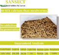 SANSECT Dried Black Soldier Fly Larvae 10LB, High Calcium Chicken Feed – 85X More Calcium, Non-GMO Treats for Chickens, Laying Hens, Ducks, Turkeys, Wild Birds, Turtles