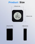 Aquarium Magnetic Cleaner with Thermometer 2 in 1 Fish Nano Tank Glass Cleaner Tool Algae Scrapers Mini Magnet Brush Onl