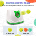 Automatic Ball Launcher for Dogs, Dog Fetch Ball Thrower Launcher, 4 Adjustable Distances, Interactive Pet Self Playing 