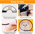 VOVIGGOL 2 Pack Cat Cones to Stop Licking, Cat E Collar Pet Cone for Cats After Surgery, Pet Elizabethan Collar Dog Head