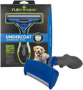 FURminator Large Dog Undercoat deShedding Tool for Long Hair, Reduces Loose Hair From Shedding