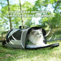 YUNIQUE Cat Carrier Soft for Pets Up to 15 Lbs, Airline Approved Collapsible Travel Puppy Carrier with One Piece Design (Grey)