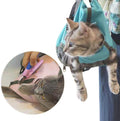 Cinf Cat Nail Clipping Cleaning Grooming Restraint Bag No Scratching Biting for Bathing Nail Trimming Injecting Examining(Blue,M)