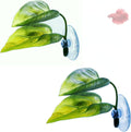 2PCS Aqua Betta Fish Leaf Soft Bed Simulating The Natural Habitat for Betta Spawning Grounds Breeding Resting Bed Betta 