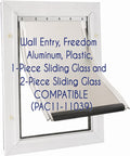 Pet Door Flap Support Brace for Extra Large PetSafe Replacement Flap. Easy Installation, Screws and Washers Included! (E
