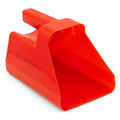 Jeffers Super Scoop 3 Quart – Lightweight and Heavy Duty Plastic Feed Scoop for Pet Food, Grain, Dog Food, Cat Litter, Flour, Rice, Chicken Feed, Garden Soil, Barn, Farm, and Outdoor Use - Red