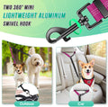AUTOWT Two Dog Lead, 2 in 1 Upgraded Double Dog Leash Attachment Combine Adjustable Strap and Shock Absorbing Bungee No 