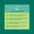 Oxbow Hay Topper, Rabbit & Guinea Pig Treats, Hay Mixer, Garden Blend, 2 oz