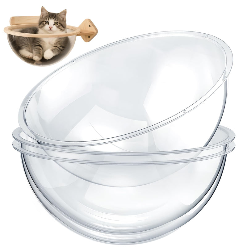 Yalikop 3 Pcs Acrylic Dome Cat Bubble, 12.6