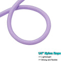 MayPaw Small Rope Dog Leash 6FT 8FT 10FT, 1/4-in Lightweight Pet Leash for Small Dogs/Puppy/Cats, Classic Colors Round Dog Lead(6ft*1/4",Purple)