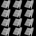 Weilan Rimless Aquarium Lid Clips 8mm Thick Acrylic 12 Pieces