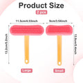 2Pcs Rabbit Brush, Bunny Brush for Grooming, Rabbit Grooming Brushes Kit for Small Pets, Cats, Dogs, Kittens