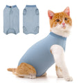 Coppthinktu Cat Recovery Suit for Abdominal Wounds or Skin Diseases, Cat Onesie for Cats After Surgery Female Kitten Recovery Suit, Breathable E-Collar Alternative After Spay Anti Licking