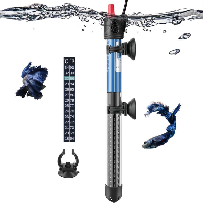 FEDOUR 50W 100W 300W Submersible Aquarium Heater, Adjustable Glass Water Heater for 5 – 70 Gallon Fish and Turtle Tank (