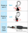 Reflective Dog Leash 2/3/4/6/10ft Braided 1/2" Strong Nylon Rope
