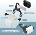 Dog Lights for Night Walking, Clip on Dog Collar Light - 3 Modes, USB-C Rechargeable, IP65 Waterproof, LED Safety Light 
