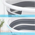 ddLUCK Multi-Functional Collapsible Pet Bathtub, Cat Bathtub Portable Indoor Outdoor Foldable Washing Tub Bathing Tub Small Pets Bathtub for Puppy Small Cats