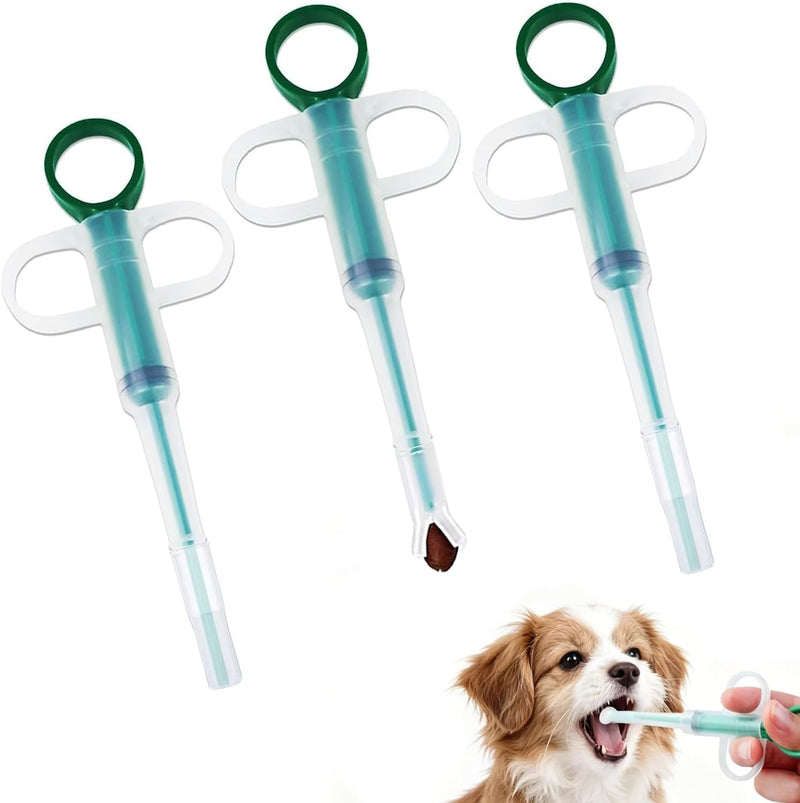 Anti-Gag Soft-Tip 3pc Pill Shooter Kit for Cats/Dogs/Rabbits