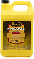 PYRANHA Wipe N' Spray for Horses - Oil-Based Long Lasting Fly Control Repels Horn, Deer, Horse, House, Stable, & Face Fl