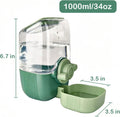 Rabbit Water Bottle, 34oz Pet Hanging Automatic Water Dispenser