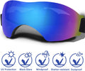 Medium Dog Sunglasses, Dog Goggles with Adjustable Strap UV Protection Winproof Snowproof Dog Puppy Sunglasses, Suitable