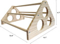 Large Wooden Pine Chick Perch Roosting Bar for Baby Chicks Brooder Coop, Chicken Training Toy Stand