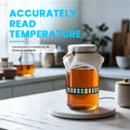 Horizontal Stick On Thermometer Strip, Digital Temperature Display for Fermenting, Brewing, Wine, Beer, Kombucha or Aqua