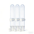 Automatic Bird Water Dispenser Cage Hanging Water Feeder with Anti-Spill Design for Parakeet Canary Small Parrot Lovebirds (3PCS 120ml Water Dispenser)