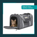 rocket & rex Premium Washable Pet Carrier Pads, Reusable, Waterproof & Absorbent, Dog and Cat Pads for Lining Travel Carriers, Litter Boxes, Pet Crates & More, 17.5" x 11" (Pack of 2)