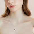 Cross Necklace Sterling Silver Faith Angel Wings Celtic Butterfly Bachelor Cap Necklace Cross Pendant Religious Jewish C