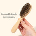 Soft Boar Bristle Dog Brush for Short Haired, Ideal Pet Hair Brush