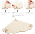 Niteangel Hamster Play Wooden Platform: Triangle - 9" L x 9" W - 6.3" H