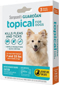 Sergeant's Guardian Flea & Tick Topical Dogs 7-33 lbs, 3-Month