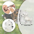 ELANE Dog Hair Keepsake，2 Pack Pet Hair Memorial Keepsake Pet Hair Keychain Keepsake