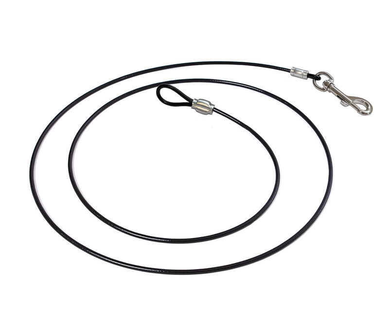 Training Tie Down - Short Tether for Dogs & Teething Puppies (4 feet)