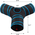 Cat Tunnels for Indoor Cats 3 Way Play Toy Kitty Tunnel Peek Hole Toy with Ball for Cat Tube Fun for Rabbits Kittens and