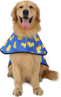 HDE Dog Raincoat with Hood & Leash Hole S-XL Dog Rain Jacket Ducks L