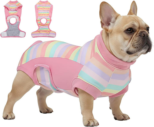 Recovery Suit for Female & Male Dogs After Surgery, Breathable Dog Onesie Cone Alternative, Anti-Licking Surgical Suit f