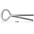 SURGICAL ONLINE Premium Hoof Tester for Horses - 13" Size, Veterinary-Grade, Surgical Stainless Steel, Autoclavable, Cor