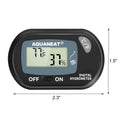 AQUANEAT Reptile Thermometer Hygrometer Digital Display Temperature and Humidity Moniter for Reptiles Rearing Box with S