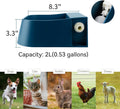 LESYPET Automatic Water Dispenser for Dogs, 68 oz Outdoor Dog Drinking Water Bowl for Chicken Livestock, Auto Filling Wa