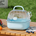 Small Animal Carrier Cage with Water Bottle, Portable Hamster Travel Case