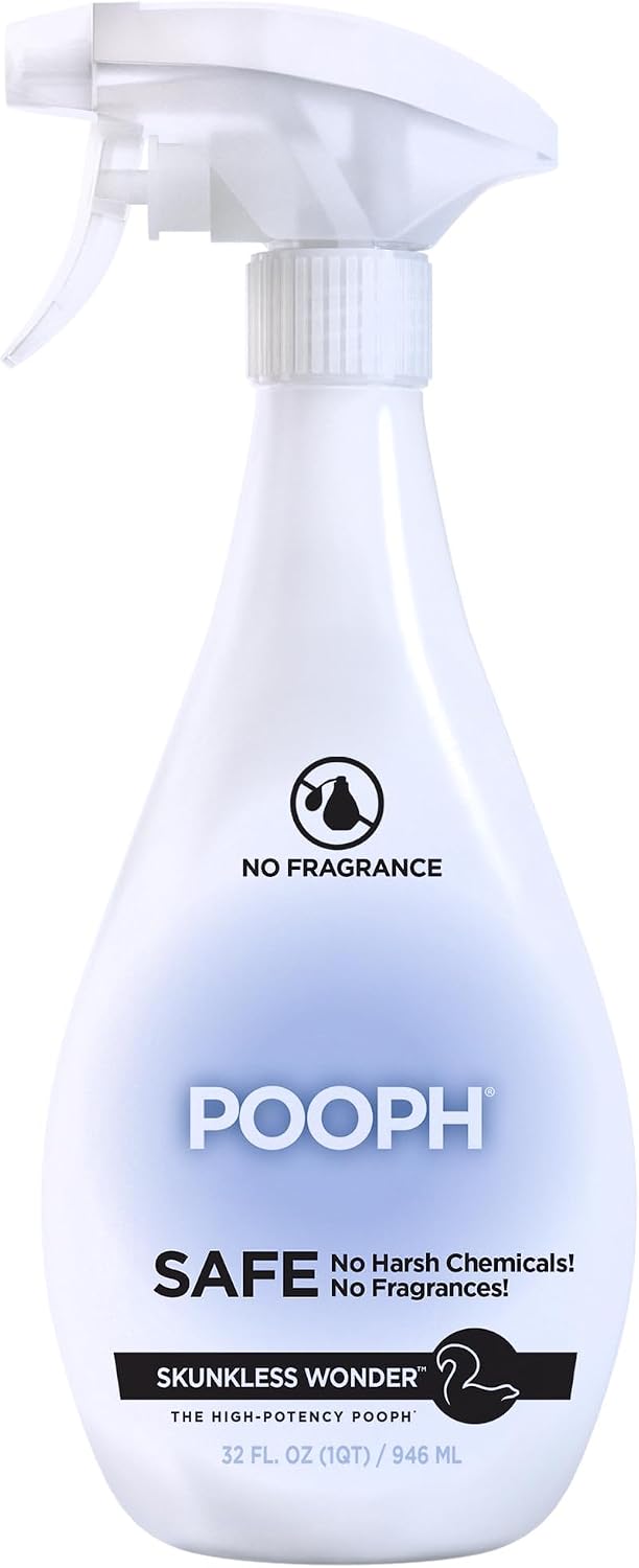 POOPH Skunk Odor Eliminator Spray, 32 oz - Unscented