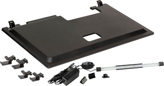 Tetra LED Aquarium Hood 20 in x 10 in, Low-Profile Fish Tank Cover