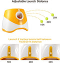 SOCO Automatic Ball Launcher for Dogs, 15 2-Inch Balls, Orange